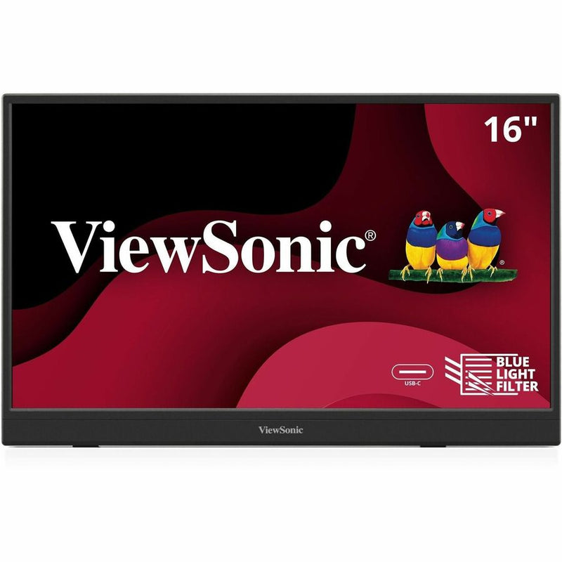ViewSonic VA1653 16" Class Full HD LED Monitor - 16:9 - Black