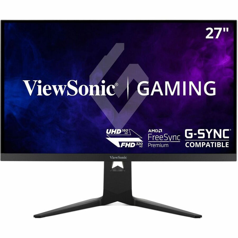 MONITEUR DE JEU VIEWSONIC 27 POUCES À TAUX DE RAFRAÎCHISSEMENT COMMUTABLE AVEC 320 HZ EN FHD ET 160H 