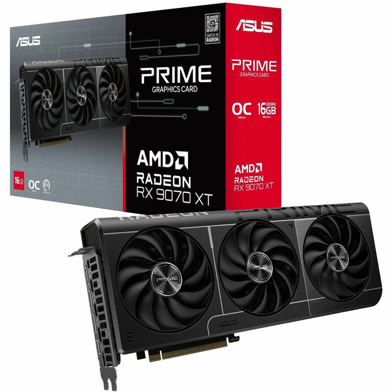 ASUS RADEON PRIME-RX9070XT-O16G OC 16GB GDDR6 256 BIT