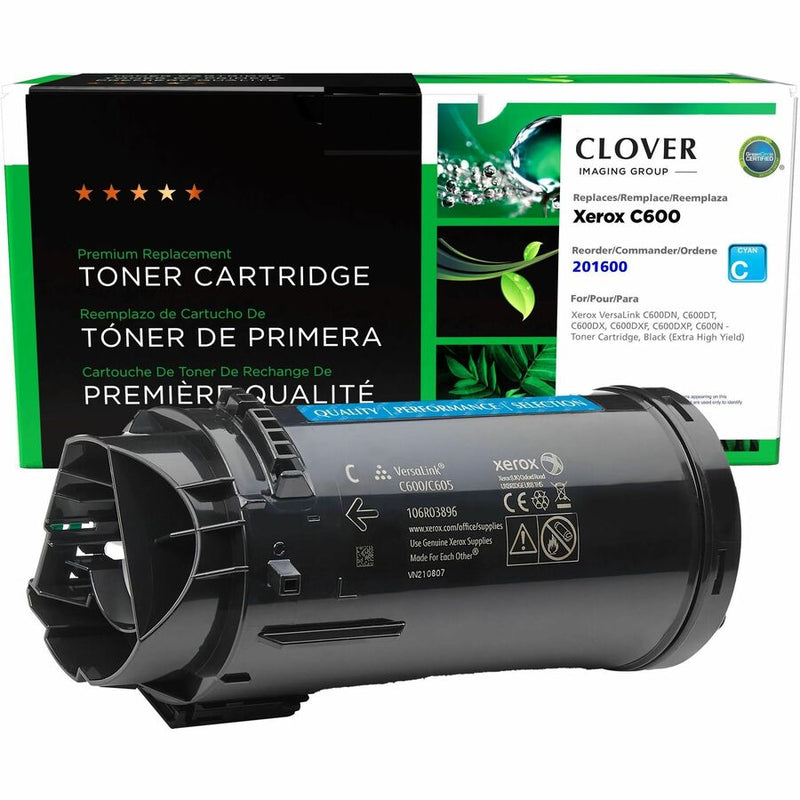 CLOVER IMAGING REMANUFACTURED EXTRA HIGH YIELD CYAN TONER CARTRIDGE FOR XEROX 10