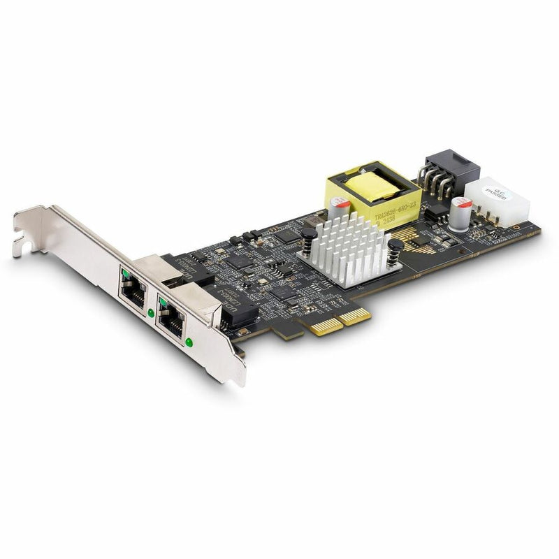 STARTECH 2-PORT 2.5GBPS NBASE-T POE NETWORK CARD, DUAL INTEL I225-V, 802.3AF/AT