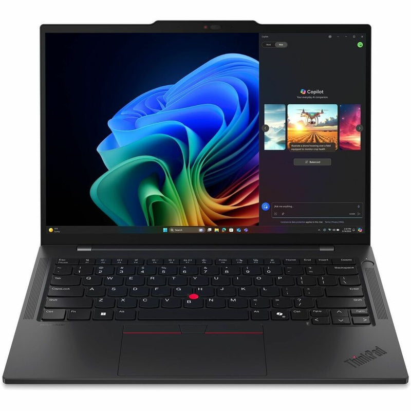 Lenovo ThinkPad T14s Gen 6 21QX000MUS 14" Copilot+ PC Notebook - WUXGA - Intel Core Ultra 7 258V - 32 GB - 512 GB SSD - English Keyboard - Black