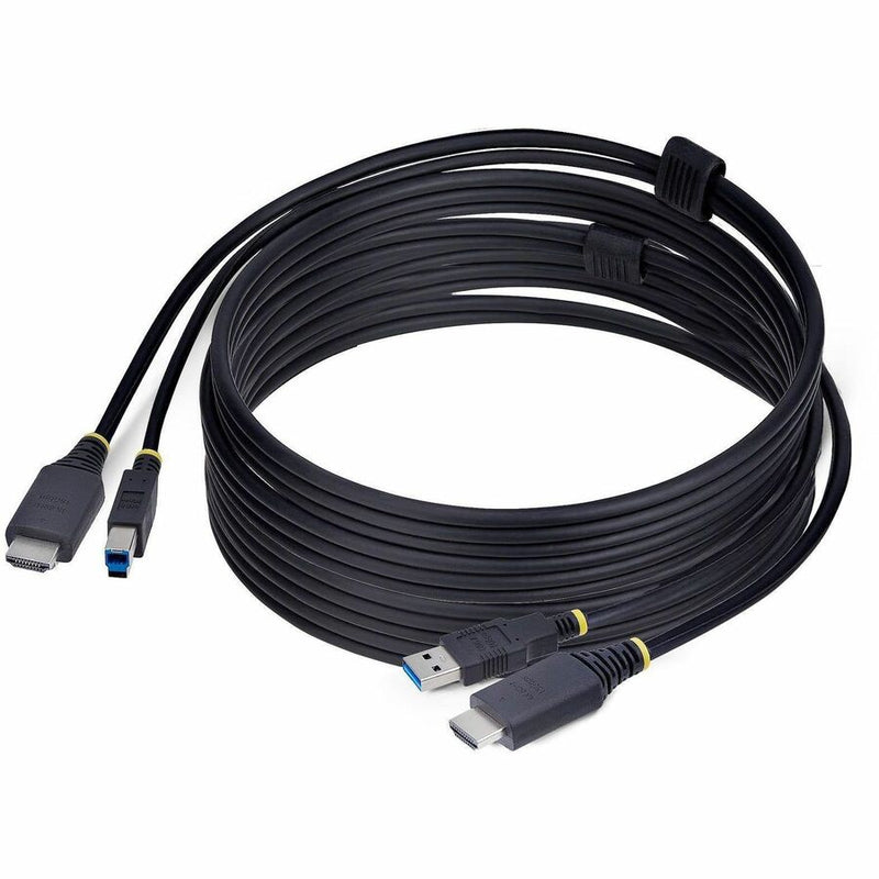 STARTECH 10FT (3M) HDMI AND USB 5GBPS KVM CABLE, 4K 60HZ, HDMI 2.0 AND USB COMBO