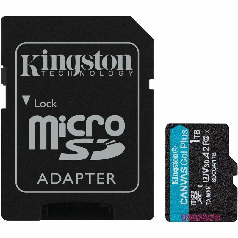 KINGSTON 1TB MICROSDXC CANVAS GO PLUS GEN4 200MB/S A2 U3 V30 CARD + ADAPTER