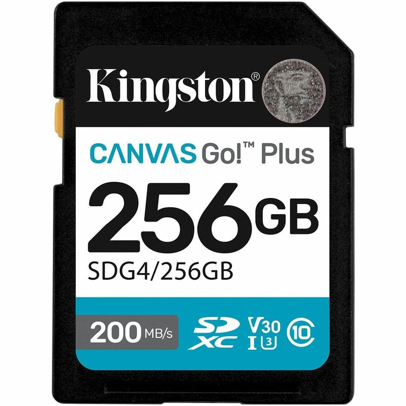 KINGSTON 256GB SDXC CANVAS GO PLUS GEN4 200MB/S C10 UHS-I U3 V30