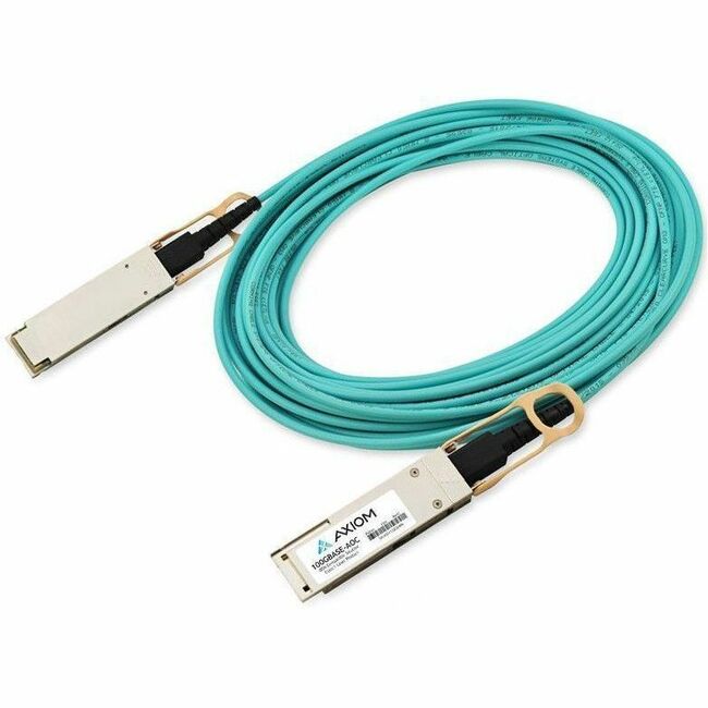 Axiom 100GBASE-AOC QSFP28 Active Optical Cable for Dell 0.5m - AOC-Q28-100G-0.5M