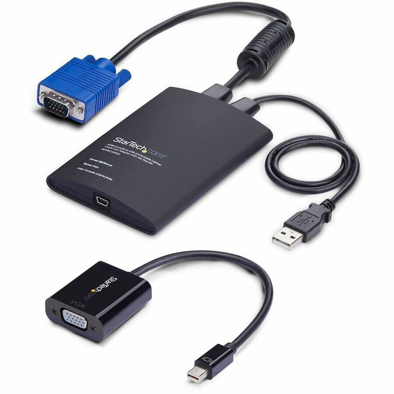 STARTECH PORTABLE LAPTOP CRASH CART ADAPTER, USB/VGA/MINI DISPLAYPORT KVM CONSOL