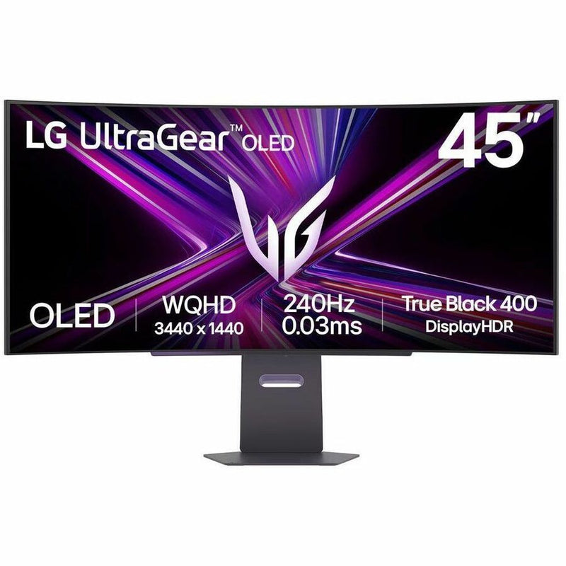 LG ULTRAGEAR 45IN 45GX900A-B 0.03MS, 240HZ, CURVED OLED GAMING MONITOR