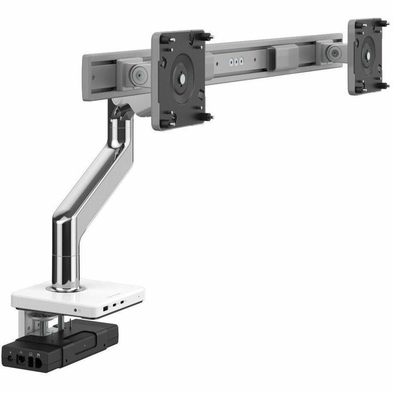M8.1 MONITOR ARM FOR DUAL MONITORS WITH M/CONNECT 3 PRO DOCK, CLAMP MOUNT, POLIS