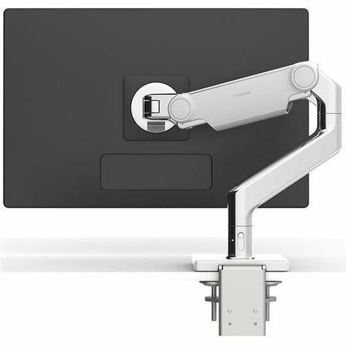 M8.1 MONITOR ARM FOR DUAL MONITORS WITH M/CONNECT 3 PRO DOCK, CLAMP MOUNT, SILVE