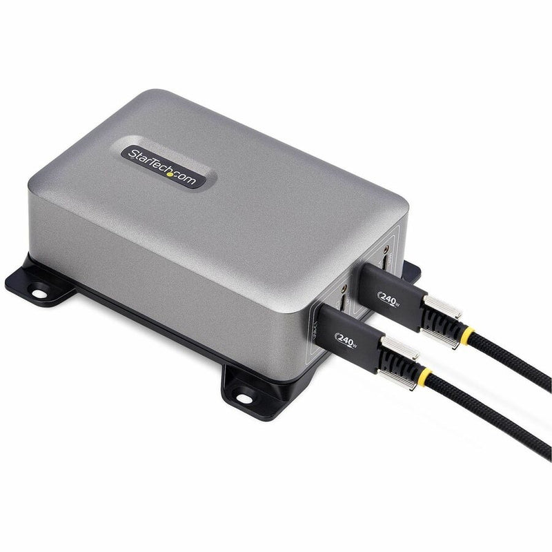 STARTECH 240W USB-C WALL CHARGER, UNDER DESK OR WALL-MOUNTABLE POWER ADAPTER, 4X
