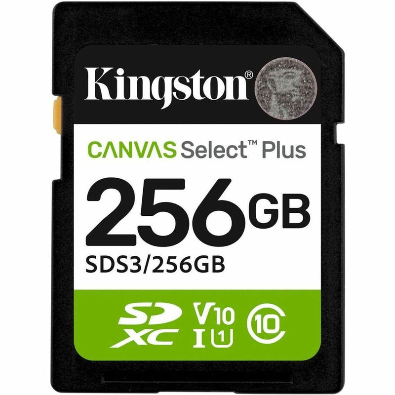 Kingston Canvas Select Plus 256 GB Class 10/UHS-I (U1) V10 SDXC - 1