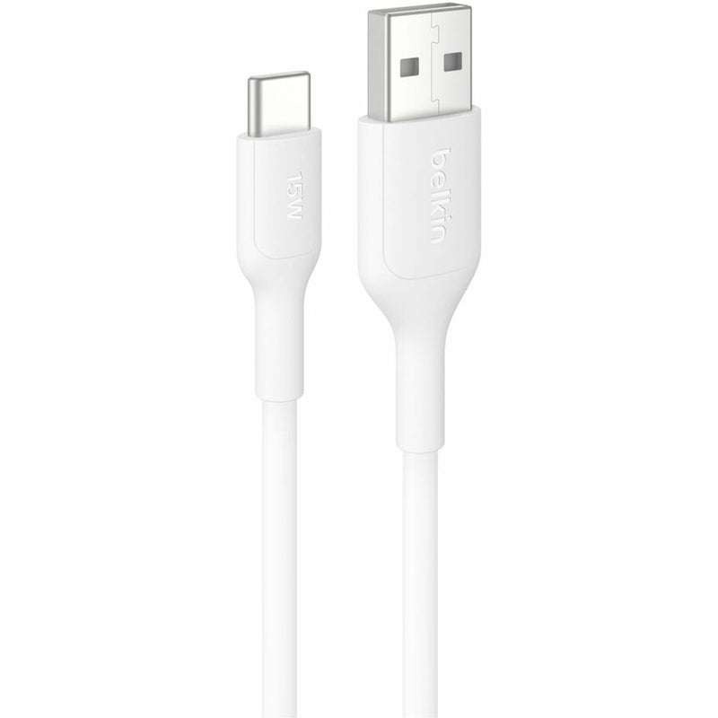 Belkin USB-A to USB-C Cable 15W, 3.3ft/1m, White