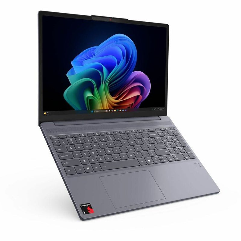 Lenovo IdeaPad Slim 3 15Q8X10 83N3004TUS 15.3" Touchscreen Copilot+ PC Notebook - WUXGA - 60 Hz - Qualcomm Snapdragon X X1-26-100 - 16 GB - 512 GB SSD - English (US) Keyboard - Luna Gray