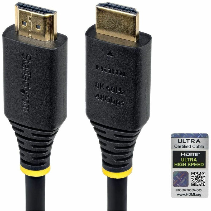 StarTech.com 3m (10ft) Certified Ultra High Speed HDMI Cable, 8K 60Hz/4K 120Hz, HDMI 2.1 Cable with HDR10+ / eARC, 48Gbps, 8K HDMI Cord