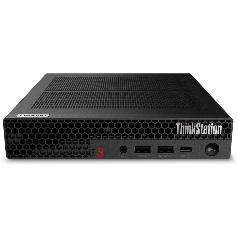 Lenovo ThinkStation P3 Gen 2 30K50057CA Workstation - 1 x Intel Core Ultra 7 265 - vPro Technology - 16 GB - 512 GB SSD - Tiny - Black