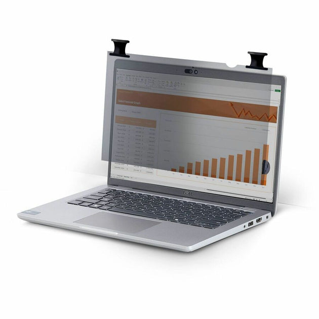 Privacy screen with Microlouver technology darkens the screen view - F ...