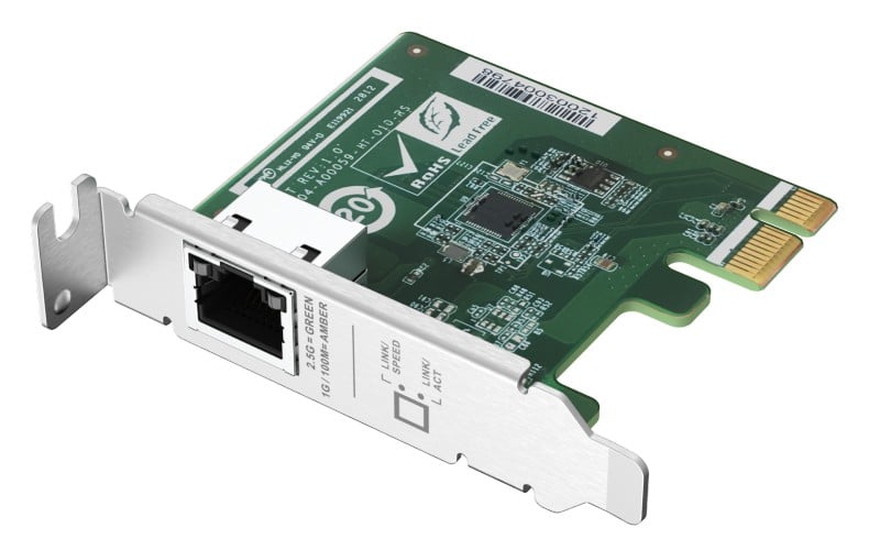 QNAP SINGLE PORT 2.5GBE 4-SPEED NETWORK CARD