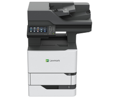 Lexmark MX720 MX722adhe Laser Multifunction Printer-Monochrome-Copier/Fax/Scanner-70 ppm Mono Print-1200x1200 Print-Automatic Duplex Print-350000 Pages Monthly-650 sheets Input-Color Scanner-600 Optical Scan-Monochrome Fax-Gigabit Ethernet