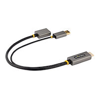 StarTech.com 1ft (30cm) HDMI to DisplayPort Adapter, 4K 60Hz HDR HDMI Source to DP Monitor, USB Bus Powered, HDMI 2.0 to DisplayPort 1.2