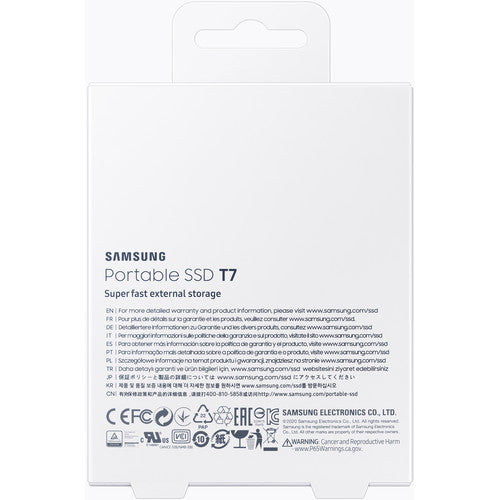 SAMSUNG USB 3.2 GÉN. 2 T7 1 To PRTBL SSD-GRY