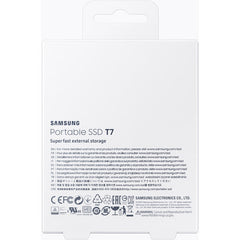 SAMSUNG USB 3.2 GÉN. 2 T7 1 To PRTBL SSD-GRY