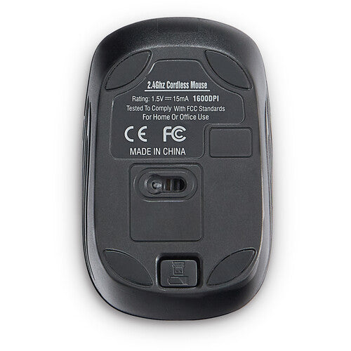 Wireless Mini Travel Mouse, Commuter Series - Red,1 Year Limited Warranty