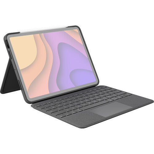 Logitech Folio Touch Keyboard/Cover Case (Folio) Apple, Logitech iPad Air (4e génération), iPad Air (5e génération) tablette - Oxford Grey