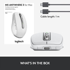 SOURIS WRLS MX ANYWHERE 3 F/MAC LT GRIS