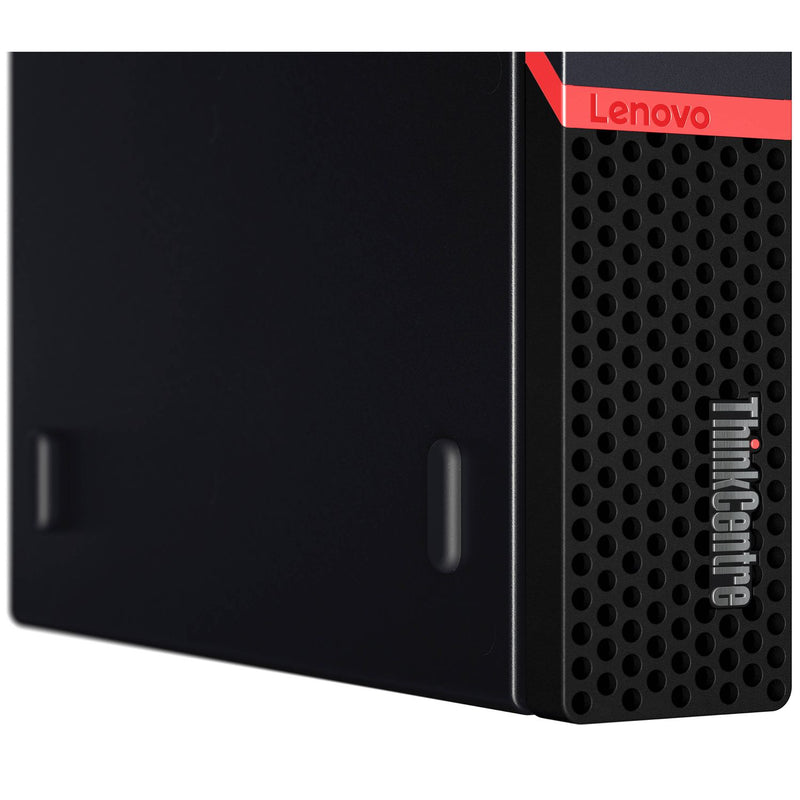 French ThinkCentre M715 Tiny Thin Client (2nd Gen),AMD PRO A6-8570E,AMD Radeon R5,1x 4GB DDR4,32GB SSD,1.5Wx1,100/1000M,QCA6174A 11ac, 2x2 + BT4.2,1x HDMI,Chassis Intrusion Switch,Black,Stand, KBD,Mouse,65W,Windows 10 IoT Enterprise,3 YR Onsite