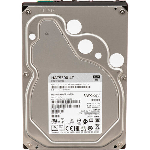 Synology Enterprise 3.5 inch SATA HDD HAT5300 4T