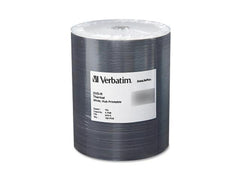 Verbatim DVD-R 4,7 Go 16X DataLifePlus blanc imprimable thermiquement, hub imprimable - 100 paquets de ruban adhésif