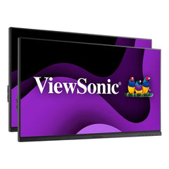 VIEWSONIC 24IN DUAL PACK HEAD-ONLY 1080P IPS MONITORS WITH HDMI, DP, AND VGA.