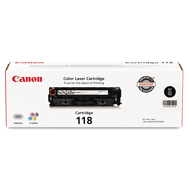 Cartouche de toner noir Canon 118 pour nous dans imageCLASS LBP7200Cdn LBP766