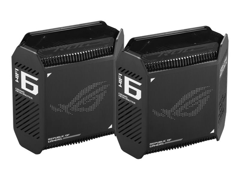 ASUS ROG RAPTURE GT6 (2PK) TRI-B/ WIFI 6 GMNG MESH SYST, UP TO 5,800 SQ FT, 2.5