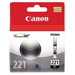 Canon CLI-221 Original Inkjet Ink Cartridge - Black - 3 / Pack