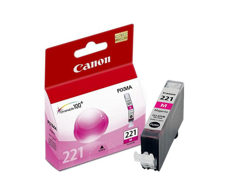 Canon CLI-221 Original Inkjet Ink Cartridge - Magenta - 3 / Pack