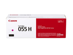 Canon 055H Original High Yield Laser Toner Cartridge - Magenta - 1 Pack