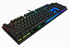 Corsair K60 RGB PRO Mechanical Gaming Keyboard - CHERRY VIOLA - Black