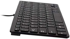 CLAVIER COMPACT, FILAIRE, NOIR