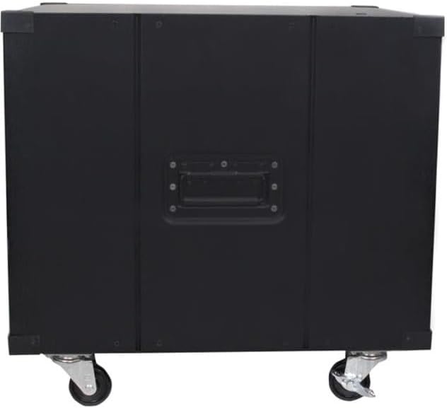 StarTech.com Rack de serveur mobile à cadre ouvert 9U à 4 montants, rack roulant réseau 19" pour espaces étroits, petit rack de données avec roulettes, TAA