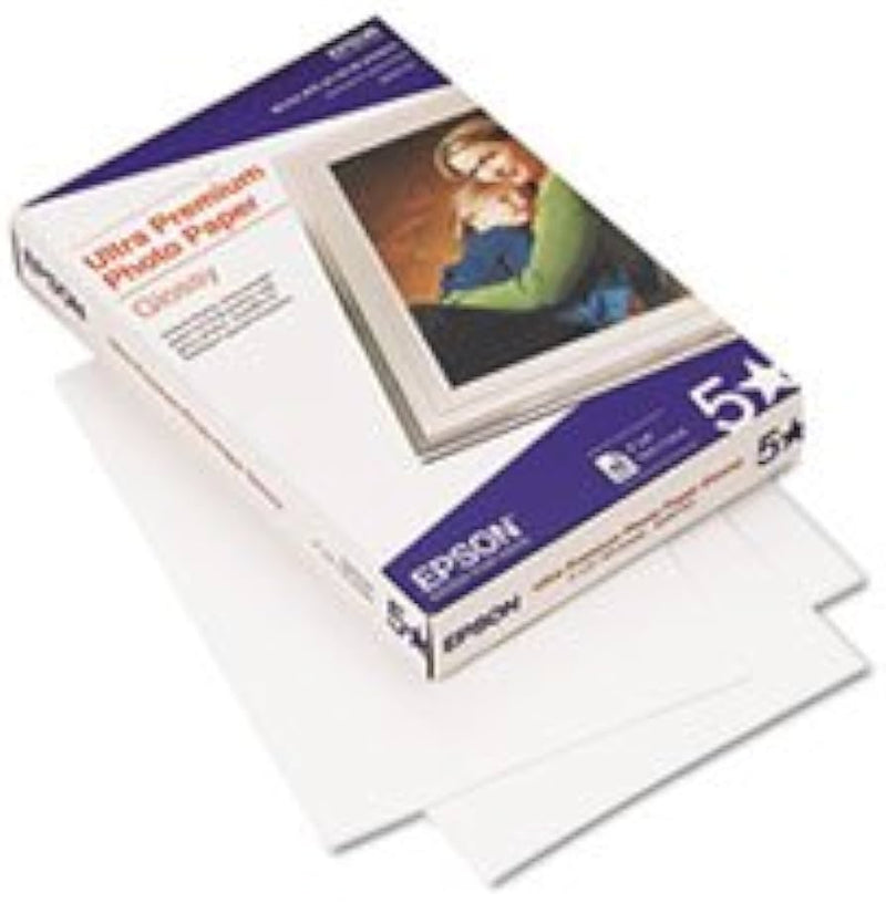 EPSON Ultra premium Photo Paper Glossy, 4x6, 60 Sheets