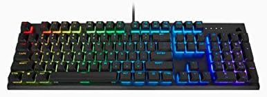 Corsair K60 RGB PRO Mechanical Gaming Keyboard - CHERRY VIOLA - Black