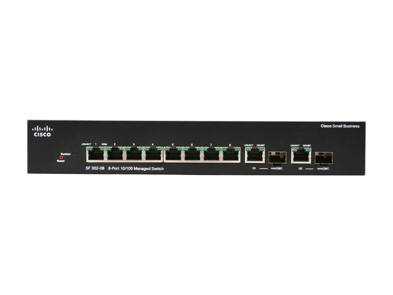 Commutateur Cisco SF302-08 couche 3