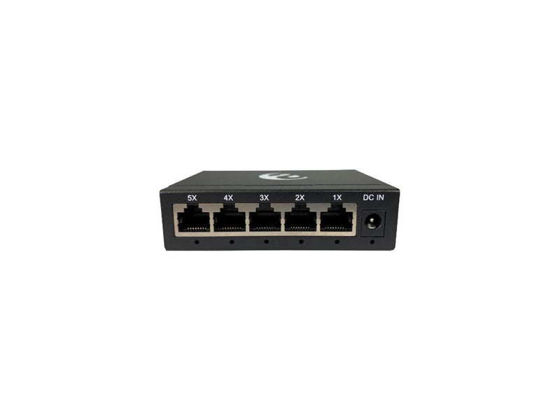 Amer 5 ports 10/100/1000 Mbps Gigabit Ethernet commutateur métallique de bureau