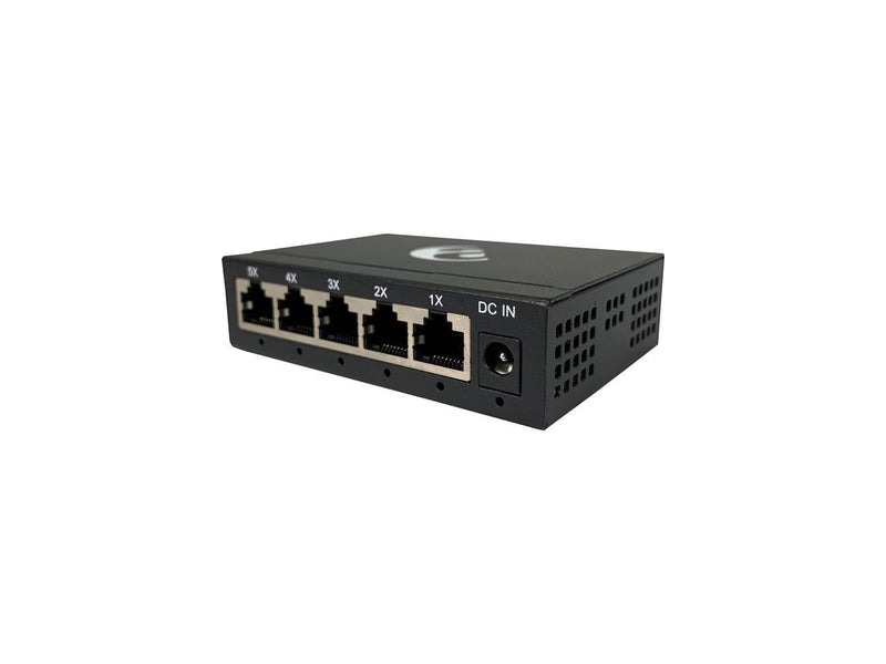 Amer 5 ports 10/100/1000 Mbps Gigabit Ethernet commutateur métallique de bureau
