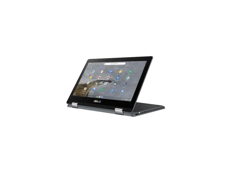 Asus Chromebook Flip C214 C214MA-C1R-CA 11.6" Touchscreen Rugged Convertible 2 in 1 Chromebook - HD - 1366 x 768 - Intel Celeron N4020 Dual-core (2 Core) 1.10 GHz - 4 GB Total RAM - 32 GB Flash Memory - Dark Gray