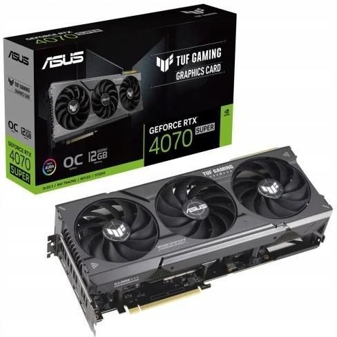 ASUS GEFORCE TUF-RTX4070S-O12G-GAMING OC 12GB GDDR6X 192 BIT 2595 MHZ