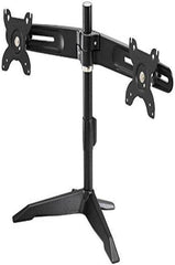 Amer Mounts Desk Mount for Flat Panel Display - Black - TAA Compliant