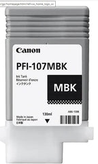 Cartouche d'encre jet d'encre originale Canon PFI-107MBK - Pack noir mat